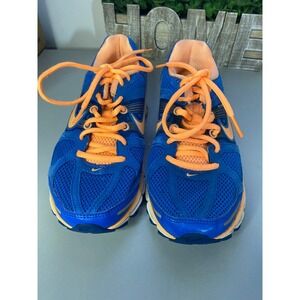 Nike Pegasus 28 Women Running Shoes Blue Orange Flywire Sz 5.5 Athletic‎